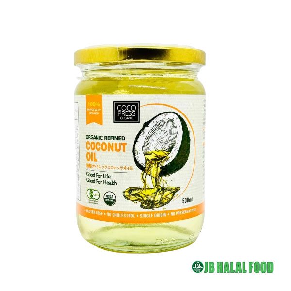 Organic Purified Coconut Oil 500ml – 精製ココナッツオイル