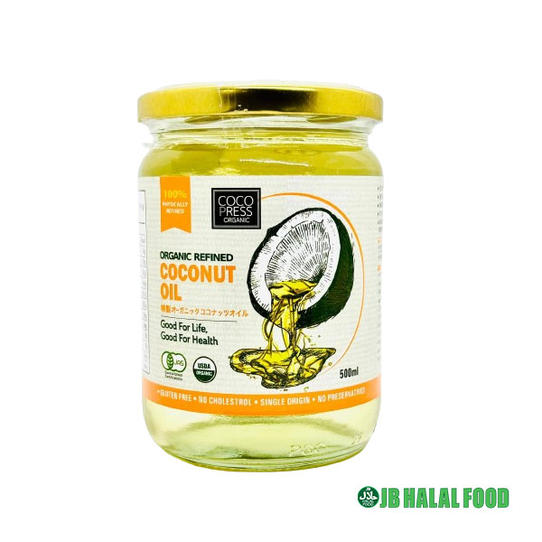 Organic Purified Coconut Oil 500ml – 精製ココナッツオイル