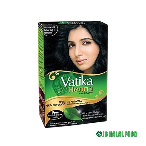 Vatika Henna Hair Color Black 1P – ヴァティカヘナ髪の色