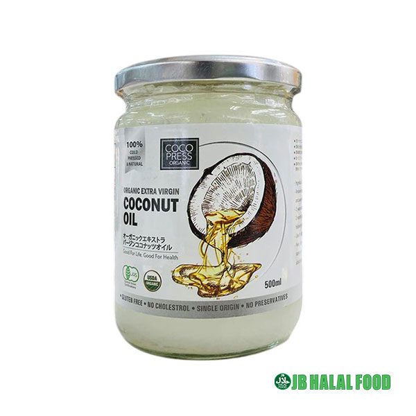 Organic Extra Virgin Coconut Oil 500ml – オーガニックエクストラバージンココナッツオイル