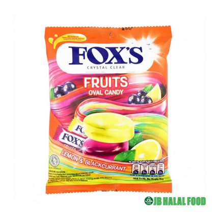 PERMEN FOX`S FRUITS LEMON & BLACKCURRANT