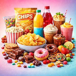 Snacks Sweet And Beverages